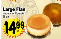 Superior Grocers Large Flan offer