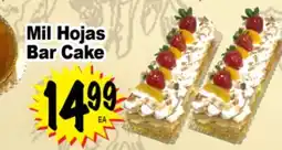 Superior Grocers Mil Hojas Bar Cake offer