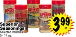 Superior Grocers Superior Seasonings offer