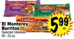Superior Grocers El Monterey Burritos offer