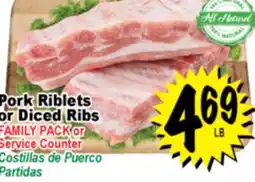 Superior Grocers Pork Riblets or Diced Ribs Diced Ribs offer
