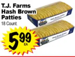 Superior Grocers T. J. Farms Hash Brown Hash Patties offer