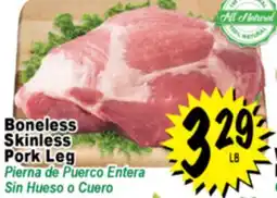 Superior Grocers Boneless Skinless Pork Leg offer