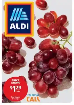 Aldi Red Grapes offer