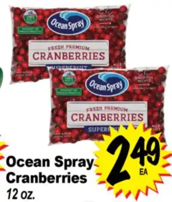 Superior Grocers Ocean Spray Cranberries offer