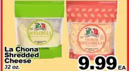 Superior Grocers La Chona Shredded Cheese offer