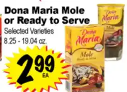 Superior Grocers Dona Maria Mole or Ready to Serve offer