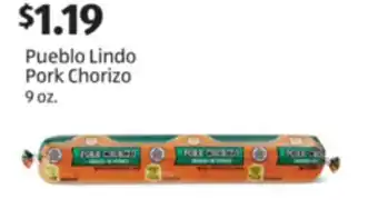 Aldi Pueblo Lindo Pork Chorizo offer
