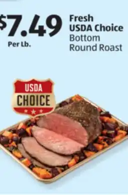 Aldi Fresh USDA Choice Bottom Round Roast offer