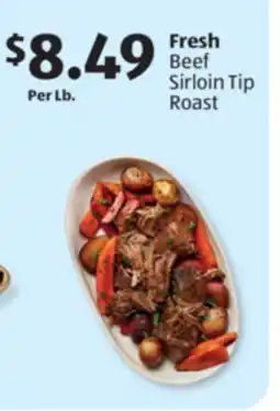 Aldi Fresh Beef Sirloin Tip Roast offer