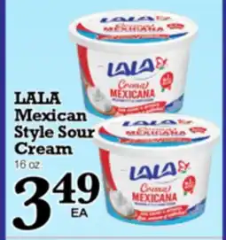 Superior Grocers LALA Mexican Mexican Style Sour Cream offer
