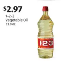 Aldi 1-2-3 Vegetable Oil offer