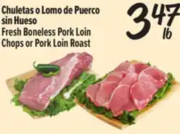 El Super Fresh Fresh Boneless Pork Loin Chops or Pork Loin Roast offer