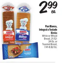 El Super Fresh White or Wheat Bread, 21.52-24 Oz. or Toasted Bread, 7.41-8.82 Oz offer