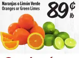 El Super Fresh Oranges or Green Limes offer