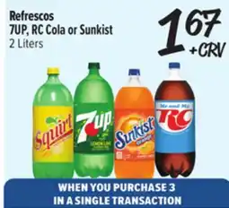 El Super Fresh 7UP, RC Cola or Sunkist offer