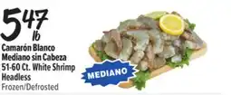 El Super Fresh 51-60 Ct. White Shrimp Headless offer