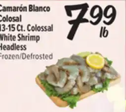 El Super Fresh 13-15 Ct Colossal White Shrimp Headless offer