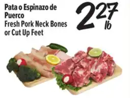 El Super Fresh Fresh Pork Neck Bones or Cut Up Feet offer