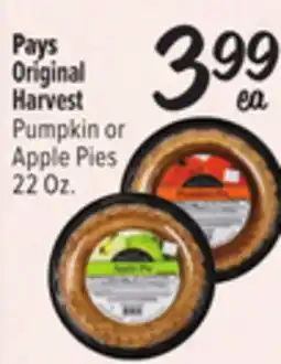 El Super Fresh Pumpkin or Apple Pies offer
