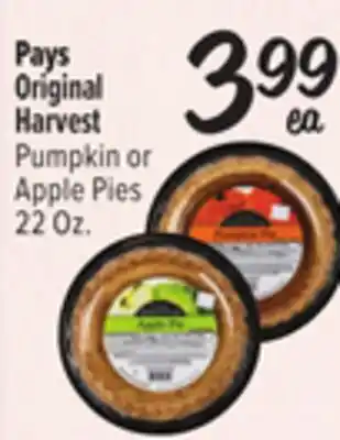 El Super Fresh Pumpkin or Apple Pies offer
