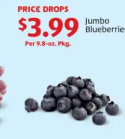 Aldi Jumbo Blueberries offer