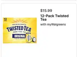 Walgreens 12-Pack Twisted Tea offer