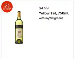 Walgreens Yellow Tail offer