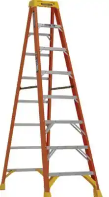 The Home Depot WERNER 8' Fiberglass Step Ladder, Type IA offer