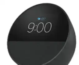The Home Depot AMAZON Echo Spot Smart display with vibrant sound offer