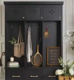 The Home Depot HOME DECORATORS COLLECTION Dashby Hall Tree with Storage offer