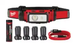 The Home Depot MILWAUKEE REDLITHIUM HARD HAT LED HEADLAMP offer