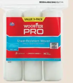 The Home Depot WOOSTER 3-Pack Pro Roller Cover offer