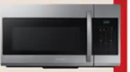 The Home Depot SAMSUNG 1.7 cu. ft. Stainless Steel Over-the-Range Microwave offer