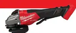 The Home Depot MILWAUKEE 18V 4.5-6 BRUSHLESS BRAKING GRINDER offer