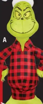 The Home Depot 4' INFLATABLE PAJAMAS GRINCH offer