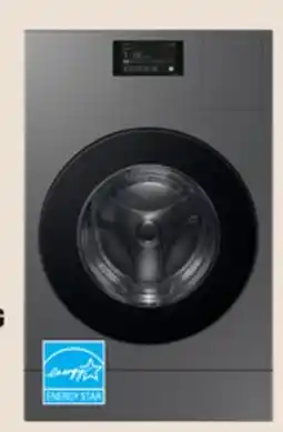 The Home Depot SAMSUNG 5.3 cu. ft. Bespoke Dark Steel Ventless All-in-One Washer/Dryer offer