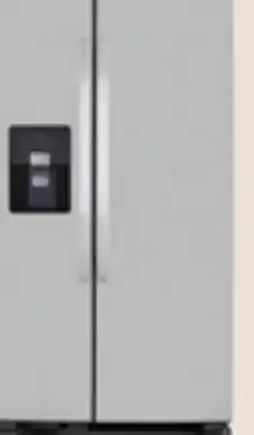 The Home Depot WHIRLPOOL 24.6 cu. ft. Stainless Steel Side-by-Side Refrigerator offer