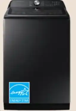 The Home Depot SAMSUNG 5.2 cu. ft. Brushed Black Finish HE Washer offer