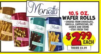 Ollie's 10.5 OZ. WAFER ROLLS offer