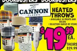 Ollie's HEATED THROWS offer