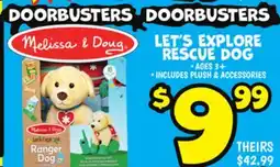 Ollie's LET'S EXPLORE RESCUE DOG offer