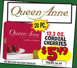 Ollie's QUEEN ANNE 13.2 OZ. CORDIAL CHERRIES offer