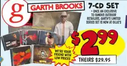 Ollie's GARTH BROOKS 7-CD SET offer