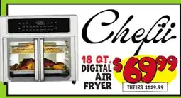 Ollie's 18 QT. DIGITAL AIR FRYER offer