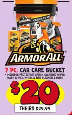 Ollie's 7 PC. CAR CARE BUCKET offer