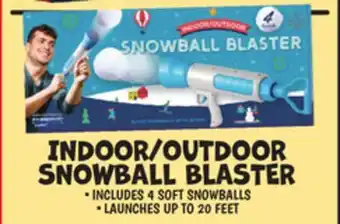 Ollie's INDOOR/OUTDOOR SNOWBALL BLASTER offer