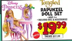 Ollie's RAPUNZEL DOLL SET offer