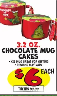 Ollie's CHOCOLATE MUG CAKES offer