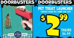 Ollie's PET TREAT LAUNCHER offer